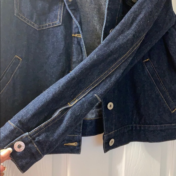 Dark denim Express Jean Jacket - Picture 4 of 6